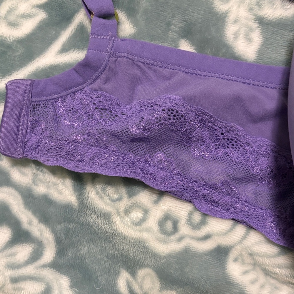 Natori Black and Purple Bliss Perfection size 38DDD Bras - Picture 4 of 10
